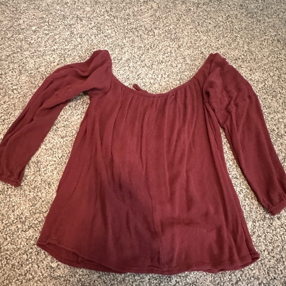 Charlotte Russe fall colored rustic blouse - Picture 6 of 7